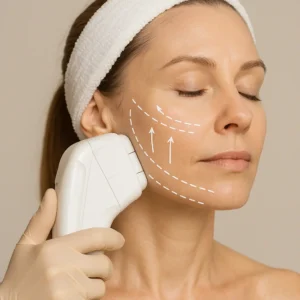 Woman having HI-FU to reduce wrinkles call LA LIPO Taunton Now!