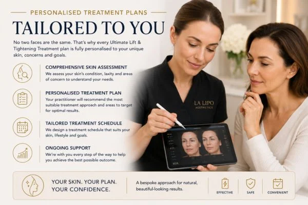 book a consultation about your ultimate lift and tighten treatment Taunton